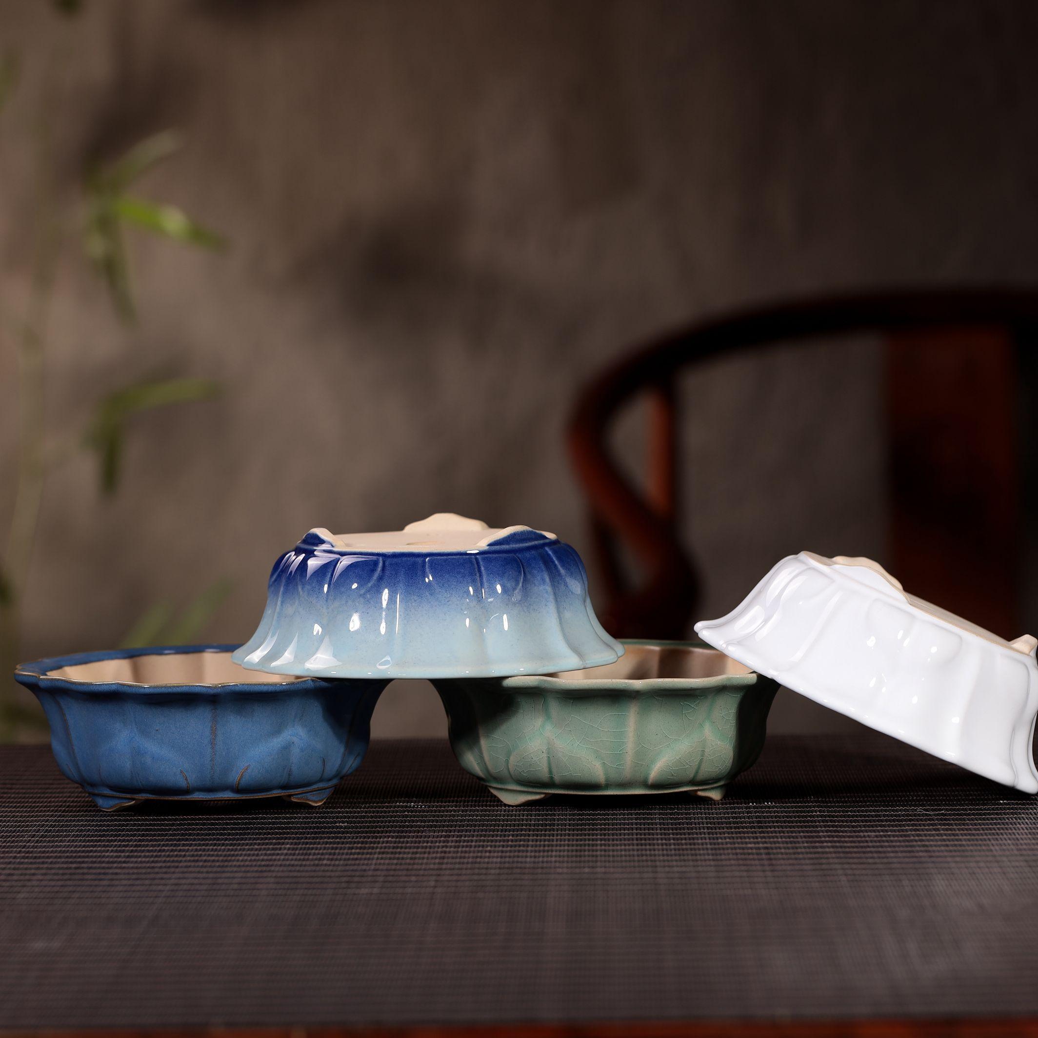 Glazed Bonsai Pots